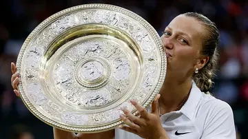 How many Wimbledon Ladies' singles titles did Petra Kvitová win?