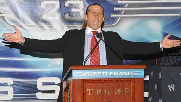 Shawn Michaels at WWE News Conference