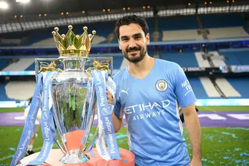 Ilkay Gundogan, Arsenal, Manchester City, Premier League trophy, Pep Guardiola, Mikel Arteta, where will the EPL trophy be on the final day?