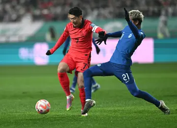 South Korea's Son Heung-min was on the scoresheet against Singapore