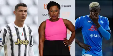 Super Eagles star responds to Nigerian actress message who wants Ronaldo to qualify for UCL ahead of his club