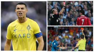 Cristiano Ronaldo, Red Card, Al-Nassr, Al-Hilal, Juventus, Manchester United, Real Madrid