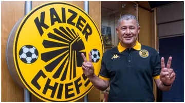 Cavin Johnson sends an important message to Kaizer Chiefs fans ahead of their next PSL game. Photo: @PSLNewsZA.