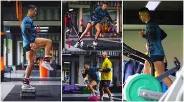 Cristiano Ronaldo, Al-Nassr, gym, training