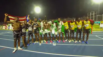 Ghana, Nigeria, African Games, 4x100m, relay, men's.