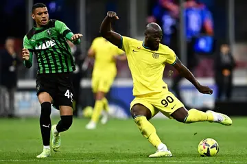 Romelu Lukaku's brace took his Serie A goal tally to six