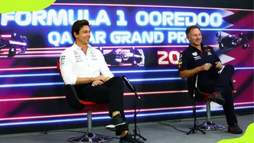 Toto Wolff and Christian Horner