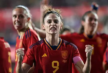 Spain forward Esther Gonzalez scored twice against the Czech Republic in Australia