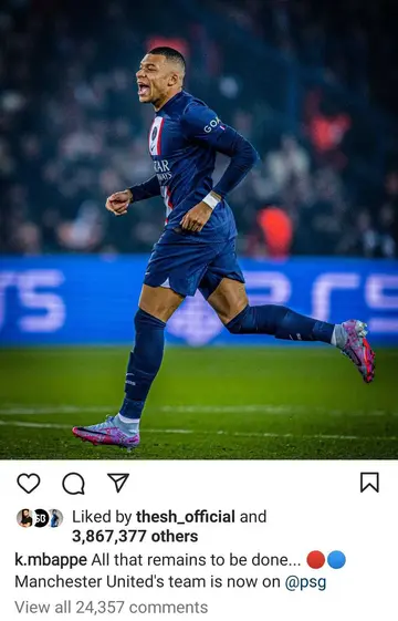 Kylian Mbappe, Instagram, Post, Fans, Confused, Questioning, Moving, Manchester United, Sport, World, Soccer, Ligue 1