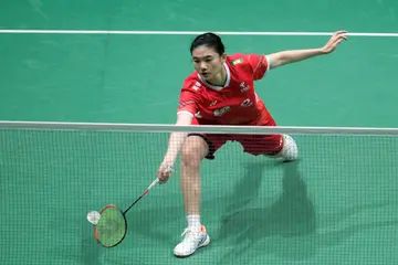 Han Yue in action at Axiata Arena
