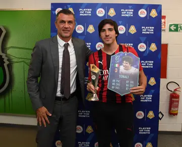 Sandro Tonali signed his first contract