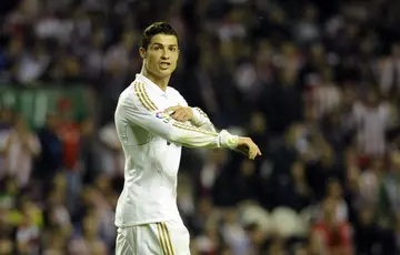 Cristiano Ronaldo during a Spanish league football match