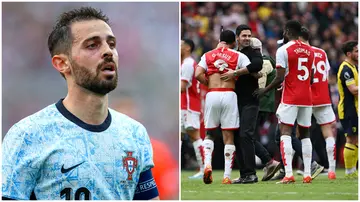 Bernardo Silva named two Arsenal stars after he was asked to pick three non-Portuguese players he'd have in his national team's Euro 2024 squad.