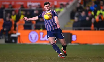 Scott McKenna in action during the Emirates FA Cup
