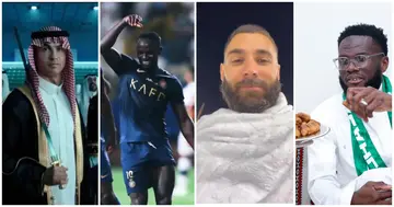 Ronaldo, Sadio Mane, Karim Benzema, Franck Kessie