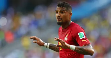 K.P Boateng playing for the Black Stars at the World Cup in 2014. SOURCE: Twitter/ @ghanafaofficial