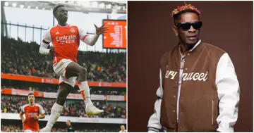 Eddie Nketiah, Arsenal, Shatta Wale, Emirates