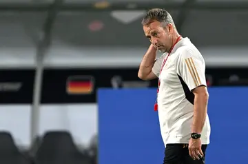 Staying on: Germany coach Hansi Flick