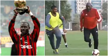 George Weah, Ballon d'or, Liberia, AC Milan