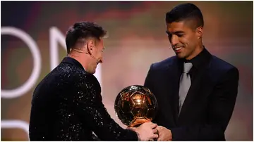 Luis Suarez, Lionel Messi, Ballon d'Or, 2021.