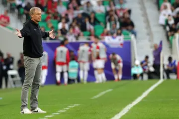 South Korea's German coach Jurgen Klinsmann on the touchline