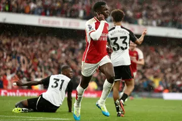 Arsenal striker Eddie Nketiah is hoping to win his first England cap this week