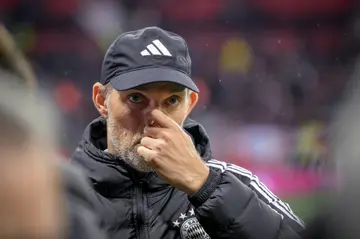 Thomas Tuchel is under fire after his Bayern Munich side fell five points behind leaders Bayer Leverkusen