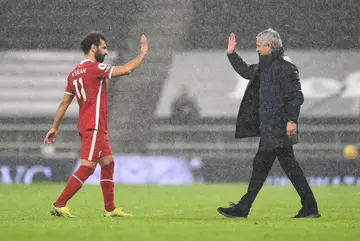 Mohamed Salah and Mourinho