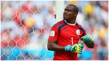 Nigeria legendary goalkeeper, Vincent Enyeama. Photo: Paul Gilham.