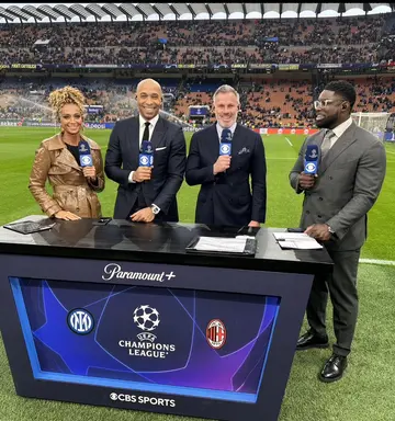 Romelu Lukaku, Thierry Henry, Belgium, CBS Sports Golazo, Jamie Carragher, Kate Abdo, Micah Richards