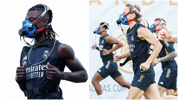 Real Madrid, Luka Modric, futuristic masks, Predator, Antonio Pintus