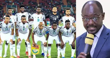 Black Stars players before the Comoros game. SOURCE: @GhanaBlackstars