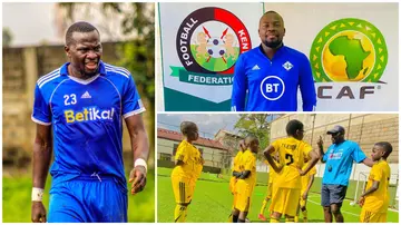 Ronaldo Okoth is retired pro footballer turned coach. Photo: Ronald Okoth.