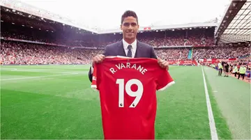 Man United finally reveal jersey number Raphael Varane will wear after penning 4-year deal