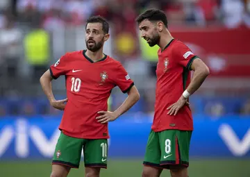 Bruno Fernandes received a new nickname from his Portugal teammate Bernardo Silva after scoring from the penalty spot against Slovenia