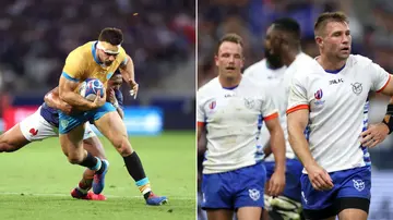 Johan Deysel, Namibia, Uruguay, Uruguay vs Namibia, 2023 Rugby World Cup, Rugby World Cup, Andres Vilaseca