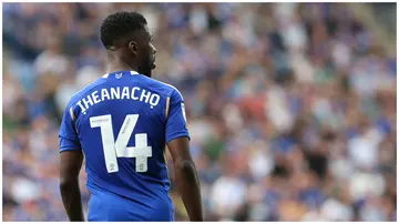 Leicester City striker, Kelechi Iheanacho, has hinted of leaving the club this summer. Photo: Stephen White