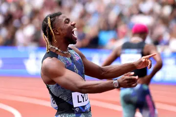 Noah Lyles, Usain Bolt, London Diamond League