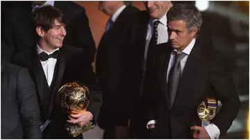 Lionel Messi, Jose Mourinho, FIFA awards, Zurich, Switzerland.