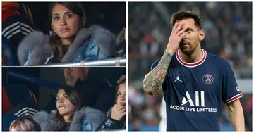 Lionel Messi's wife spotted with tears in her eyes after husband getting booed by PSG fans