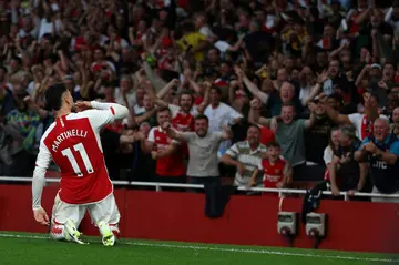 Gabriel Martinelli's goal for Arsenal beat Man City 1-0