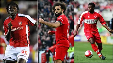 Emmanuel Adebayor, Mohamed Salah, Yakubu Ayigbeni, Premier League, hattrick, Nicolas Jackson