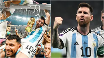 Lionel Messi, Sergio Aguero, drank, angry, World Cup, celebration