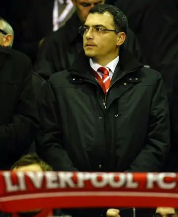 Damien Comolli at Anfield during his time working for Liverpool