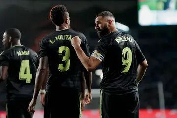 Karim Benzema, Eder Militao, Carlo Ancelotti, Real Madrid, Los Blancos, La Liga, Spain