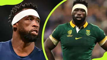 Photos of South Africa's rugby captain, Siya Kolisi