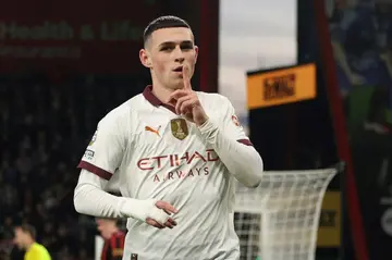 Phil Foden scored the winner for Manchester City at Bournemouth