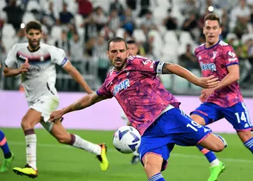 Leonardo Bonucci converted the rebound from his missed penalty in a wild finish