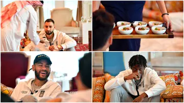 PSG, local cuisine, Qatar, Doha, winter tour, Saudi Arabia, Riyadh, Saud Select side