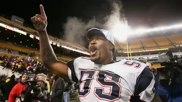 Who did Willie McGinest play football for?